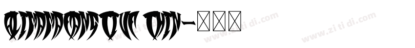 AlimamaFangTiVF Thin字体转换